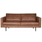 2,5 Sitzer Sofa RODEO Echtleder Leder Lounge Couch Garnitur cognac