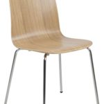 AC Design Furniture H000016236 Esszimmerstuhl, Holz, eiche, 51.5 x 49.5 x 83 cm