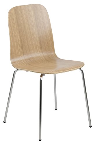 AC Design Furniture H000016236 Esszimmerstuhl, Holz, eiche, 51.5 x 49.5 x 83 cm