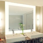 Badspiegel mit Beleuchtung Vella M444L4: Design Spiegel für Badezimmer, beleuchtet mit LED-Licht, modern, groß, ohne Rahmen, rahmenlos - Kosmetik-Spiegel Toiletten-Spiegel Bad Spiegel Wand-Spiegel mit Beleuchtung