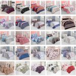 Bettwäsche Bettgarnitur Baumwolle Renforce mit Reißverschluss 5 Größen und vielen Farben Öko-Tex (135x200 cm, Design 12)