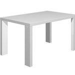 Esstisch 160x90 cm Tisch Weiß Hochglanz Küchentisch Küche Esszimmer