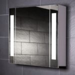 Galdem CURVE80 Spiegelschrank, holz, 80 x 70 x 15 cm, weiß