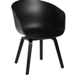 HAY - About A Chair Low AAC 42 - grau - schwarz gebeizt - Hee Welling and Hay - Design - Esszimmerstuhl - Speisezimmerstuhl