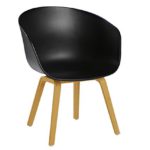 HAY - About A Chair Low AAC 42 - weiß - klar lackiert - Hee Welling and Hay - Design - Esszimmerstuhl - Speisezimmerstuhl