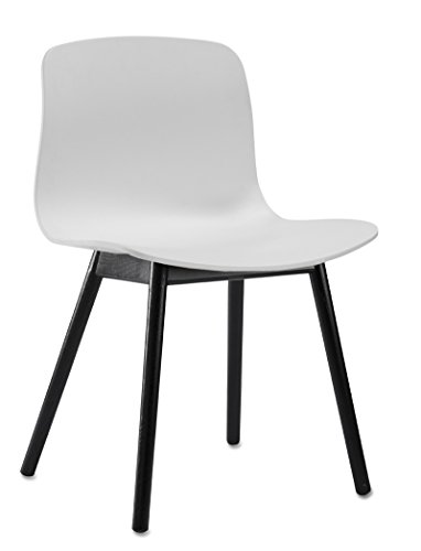 HAY - About a Chair AAC 12 - weiß - schwarz gebeizt - Hee Welling and Hay - Design - Esszimmerstuhl - Speisezimmerstuhl