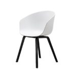 HAY - About a Chair AAC 22 - weiß - schwarz gebeizt - Hee Welling - Design - Esszimmerstuhl - Speisezimmerstuhl