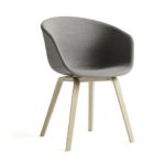 HAY - About a Chair AAC 23 - Eiche geseift - Hallingdal 130 - grau meliert - Hee Welling - Design - Esszimmerstuhl - Speisezimmerstuhl