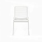 HAY Hee Dining Stuhl, weiß lackiert 47.5x79x50cm Sitzhöhe: 47cm für Innen- und Außerbereich geeignet