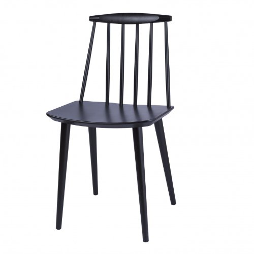HAY J77 Stuhl, schwarz lackiert