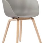 Hay AAC 22 about a chair Grau hay schalenstuhl eichenholz- vierbeingestell aac 22 grau design hee welling