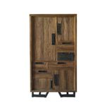 Holzschrank im Loft Style 80 cm breit Pharao24