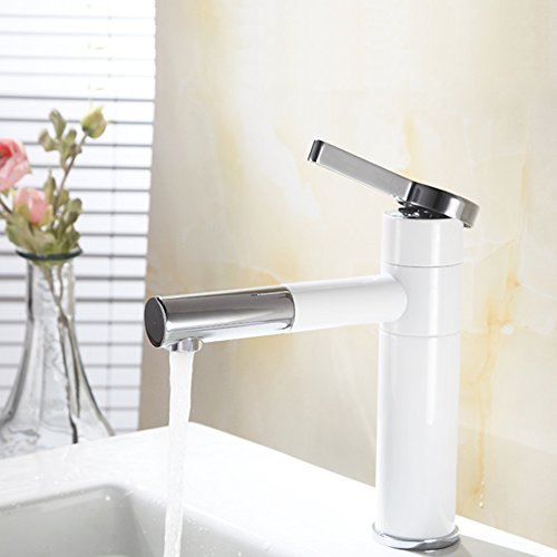Homelody Wasserhahn bad mit 360°drehbar Waschtischarmatur Waschbeckenarmatur Badarmatur Einhebelmischer Waschbecken Waschtisch armatur für Bad