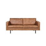 Lounge Sofa in Braun recycling Leder Pharao24