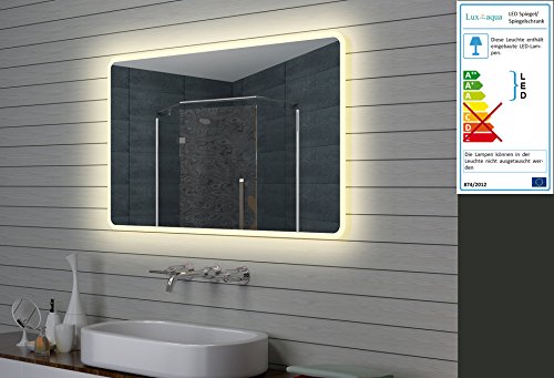 Lux-aqua Design LED Badezimmerspiegel Lichtspiegel Wandspiegel Spiegel 120x70cm