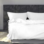 Mako-Satin Bettwäsche-Set "Uni" 135x200 cm Weiß - Bettdecke und Kopfkissen-Bezug aus Satin-Baumwolle mit Reißverschluss - Der schöne & elegante Bett-Bezug mit leichtem Glanz für das ganze Jahr