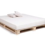 PALETTI Massivholzbett Holzbett Palettenbett Bett aus Paletten mit 11 Leisten, Palettenmöbel hergestellt in Deutschland, 180 x 200 cm, Fichte natur
