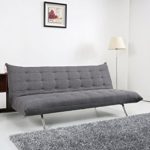 Pedro Schlafcouch / Schlafsofa / Klappcouch Polyester grau