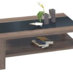 Presto Mobilia 11203/10103 Couchtisch Borneo 05 110x70x44 cm Nußbaum