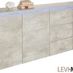 SIDEBOARD ANBAUWAND WOHNZIMMER WOHNWAND BETON-OPTIK NEU 889286 SIDEBOARD ANBAUWAND WOHNZIMMER WOHNWAND BETON-OPTIK NEU 889286