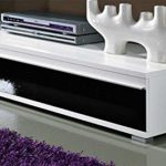 TV Lowboard schwarz weiß Zero Pharao24 TV Lowboard schwarz weiß Zero Pharao24