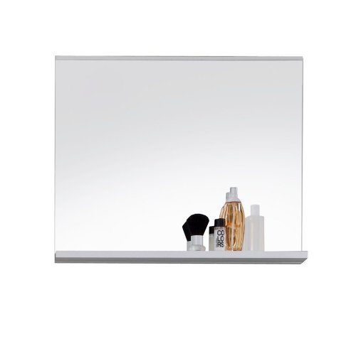 trendteam Badezimmer Wandspiegel Mezzo, 60 x 50 x 10 cm in Weiß mit Ablage