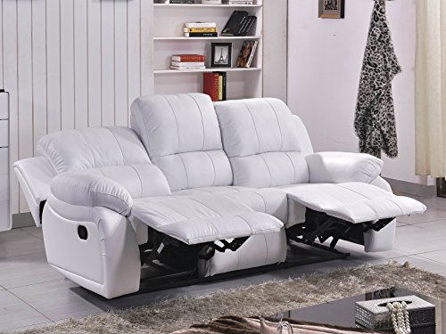 Voll-Leder Fernsehsessel Couch Sofa Relaxsessel Polstermöbel 5129-3-W