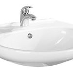 Waschtisch Aveiro | 60 cm | Weiß | Waschbecken | Waschplatz | Handwaschbecken | Bad | Badezimmer | Keramik | Gäste-WC