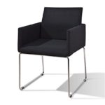 my Chair Esszimmer Stuhl Retro Design 2-er Set, anthrazit