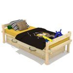 WICKEY Kinderbett Ruggey Spielbett Einzelbett 90x200cm inkl. Lattenboden