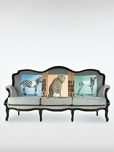 3-Sitzer Vintage Sofa | Couch-Garnitur 1970 bunt | 195 cm x 97 cm x 80 cm | roomeo24®