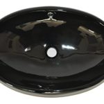 Art-of-Baan® - DESIGN Keramik Waschschale Aufsatz Waschbecken Lotus Effekt 450 mm x 250 mm x 120 mm (Picolo)