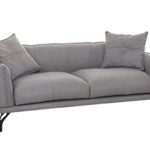 CLP 3er Sofa LUCIEN mit Dekokissen, Stoffbezug, ca. 195 x 90 cm, dicke Polsterung, breite Sitzfläche