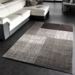 Designer Teppich Modern Kariert Kurzflor Design Meliert In Grau Weiß Schwarz Designer Teppich Modern Kariert Kurzflor Design Meliert In Grau Weiß Schwarz