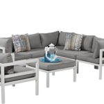 Garden Impressions Lounge Set Palermo, Weiß, 7-teilig Garden Impressions Lounge Set Palermo, Weiß, 7-teilig