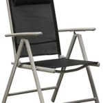 IB-Style - 2 Stück Hochlehner Gartenstühle Klappsessel Aluminium / Textilen JAMAICA, schwarz, 7-fach verstellbar