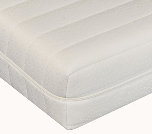 Orthopädische 7-Zonen Kaltschaummatratze, Härtegrad H2 H3, Bezug waschbar, Öko-Tex zertifiziert, Rollmatratze, 140 x 200 cm