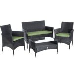 Ultranatura Poly-Rattan Lounge-Set Palma-Serie 4-teilig / Tisch + Couch + 2 Sessel inkl. Auflagen Ultranatura Poly-Rattan Lounge-Set Palma-Serie 4-teilig / Tisch + Couch + 2 Sessel inkl. Auflagen