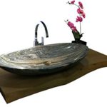 Waschbecken aus Naturstein, Granit, Model Monaco groß, Juparana, 80x43cm Waschbecken aus Naturstein, Granit, Model Monaco groß, Juparana, 80x43cm