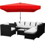 XINRO® 23tlg. Gartenmöbel Lounge Set günstig + 1x 1er Lounge Sessel - Loungemöbel Polyrattan handgeflochten
