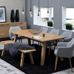 AC Design Furniture 60350 Armstuhl Trine, 58 x 58 x 84 cm, Sitz/Rücken Stoff Corsica, hellgrau