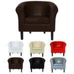 TOP Sessel Clubsessel Loungesessel Cocktailsessel "MONACO 2" Braun W364 04