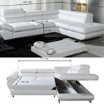 Polsterecke Sofa FABIO Wohnlandschaft mit Schlaffunktion Schlafsofa Schlafcouch Kunstleder Webstoff Polsterecke Sofa FABIO Wohnlandschaft mit Schlaffunktion Schlafsofa Schlafcouch Kunstleder Webstoff