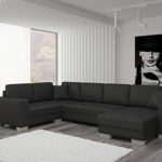 Couch Couchgarnitur Sofa Polsterecke MC 10 U Wohnlandschaft Schlaffunktion