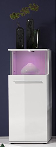 trendteam PU Wohnwand Wohnzimmerschrank Anbauwand | Weiß Glanz | 228 x 183 cm | inkl. Beleuchtung trendteam PU Wohnwand Wohnzimmerschrank Anbauwand | Weiß Glanz | 228 x 183 cm | inkl. Beleuchtung