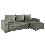 Ecksofa Top SALE! Sofa Eckcouch Couch! mit Schlaffunktion und zwei Bettkasten! Ottomane Universal, L-Form Couch Schlafsofa Bettsofa Farbauswahl (Salsa 80)