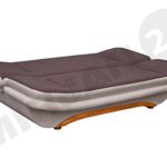 Sofa Weronika Style mit Bettkasten und Schlaffunktion, Couch vom Hersteller, Microfaser, Schlafcouch, Schlafsofa, Wohnlandschaft (Alova 10 + Alova 68)