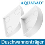 AQUABAD® Universal Duschwannenträger Styroporträger Wannenträger Duschwanne Viertelkreis 80 x 80 u. 90 x 90 cm R55