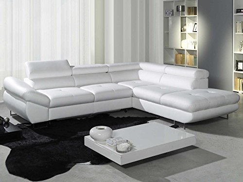 Polsterecke Sofa FABIO Wohnlandschaft mit Schlaffunktion Schlafsofa Schlafcouch Kunstleder Webstoff Polsterecke Sofa FABIO Wohnlandschaft mit Schlaffunktion Schlafsofa Schlafcouch Kunstleder Webstoff