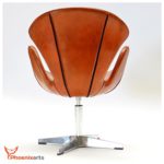 Echtleder Drehsessel Vintage Ledersessel Braun Design Leder Sessel Loft Clubsessel Möbel NEU 535